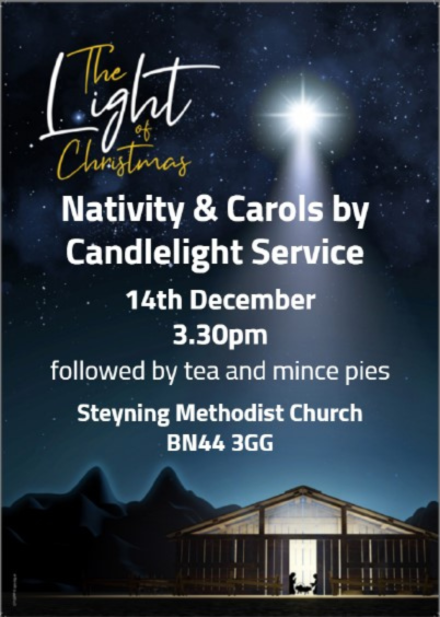 Poster for Nativity and Carols by Candlelight service